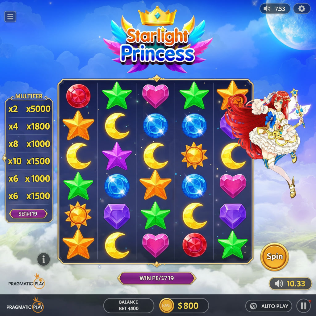 Versi Terbaru Slot Starlight Princess Ada? Ini Update Paling Dicari