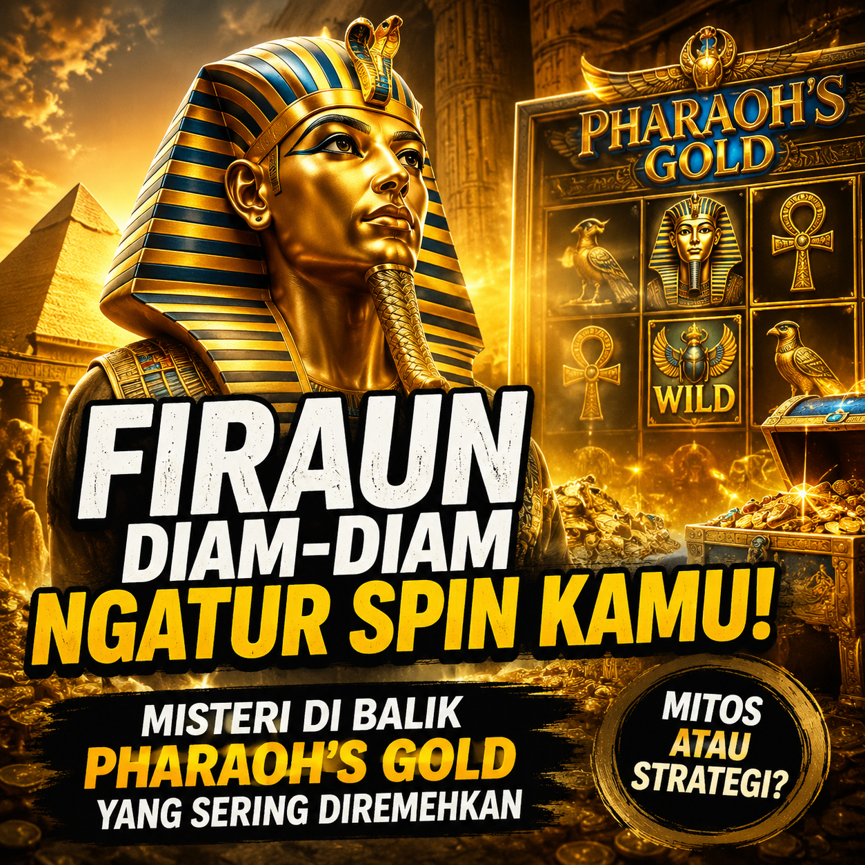 Firaun Diam-Diam Ngatur Spin Kamu! Misteri di Balik Pharaoh’s Gold yang Sering Diremehkan