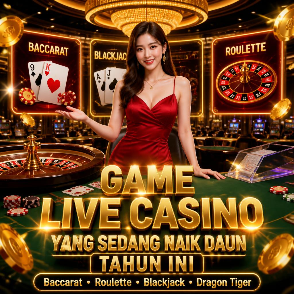 Jangan Lewatkan, Ini Game Live Casino yang Sedang Naik Daun Tahun Ini